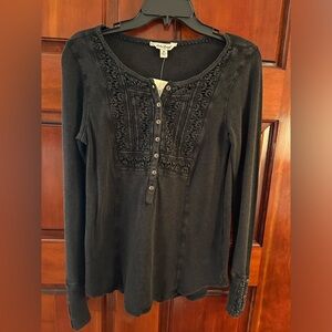 Lucky Brand Henley Size Medium NWT